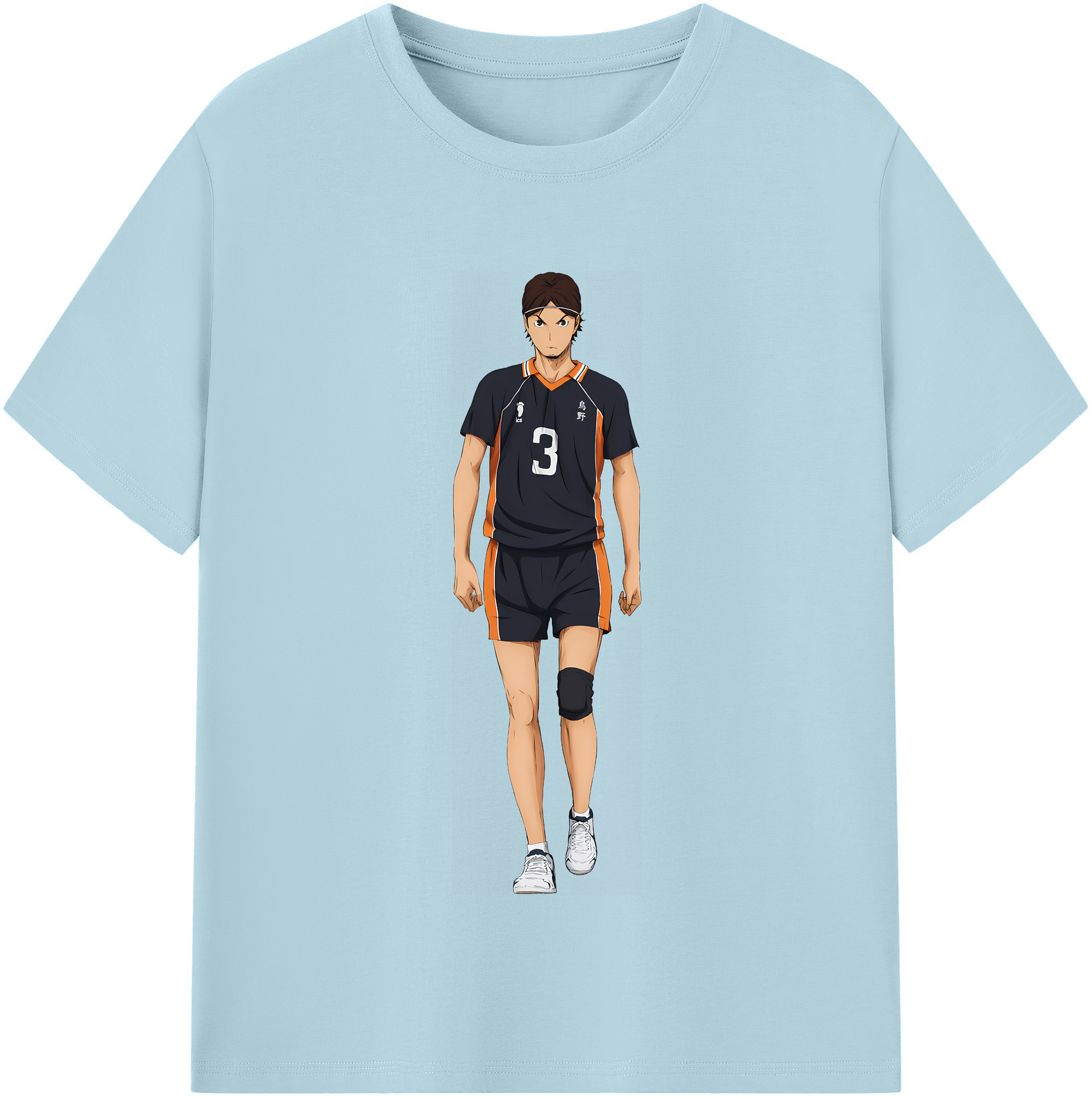 （画像用） ハイキュー!! Haikyu!! 綿100％半袖Tシャツ（フロントプリント）